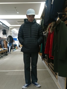 「outdoor research」｜atsushiさん（メンズ・172cm）の冬コーディネート