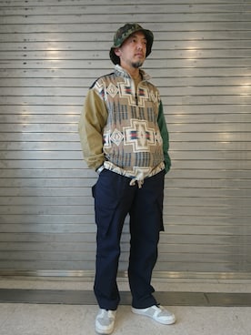 「ヘンプコットン」｜atsushiさん（メンズ・172cm）の冬コーディネート