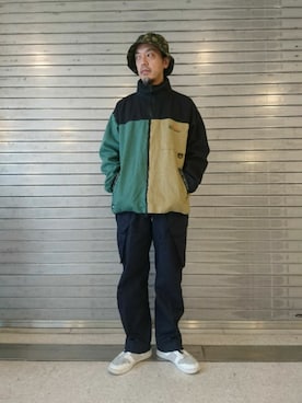 「ヘンプコットン」｜atsushiさん（メンズ・172cm）の冬コーディネート