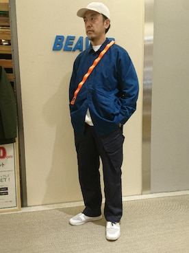 「MANASTASH（マナスタッシュ）のアイテム（PC・スマホグッズ/家電）」を使った、atsushiさん（メンズ・172cm）の冬コーディネート