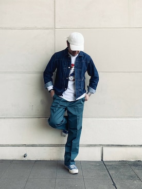 「Schott TOKYO-BAY」｜atsushiさん（メンズ・172cm）の春コーディネート