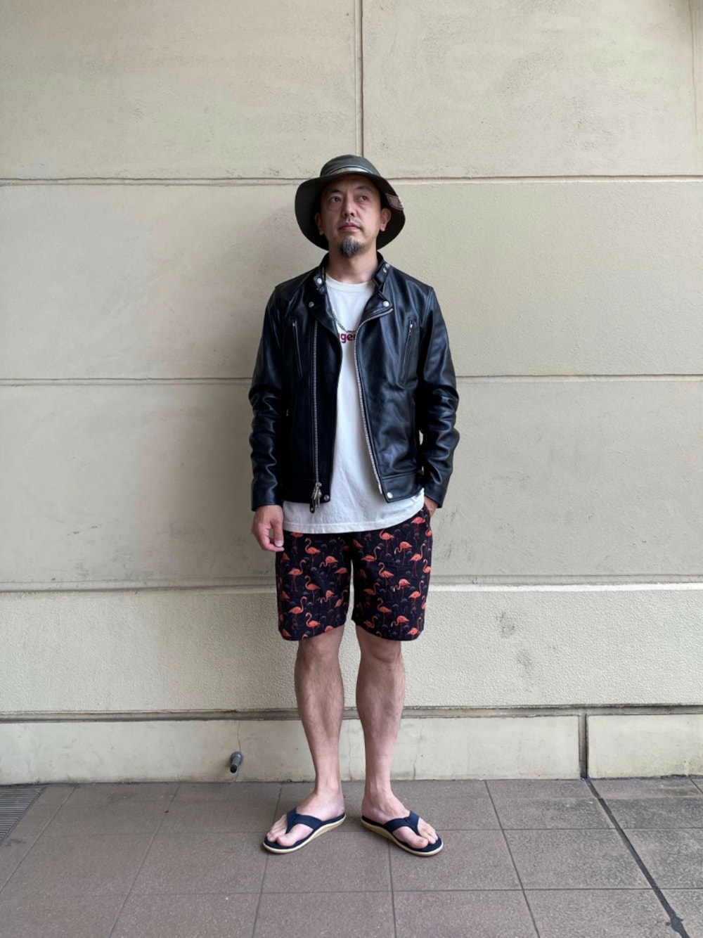 Schott/ショット 別注 セミダブル レザー ライダース ジャケットを使っ