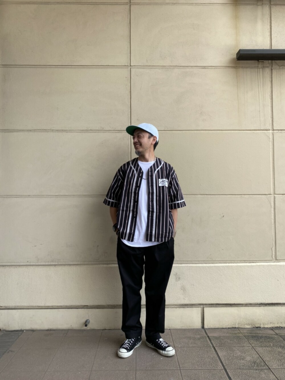 Schott/ショット/STRIPE SS BASEBALL SHIRT/ストライプ ベースボール
