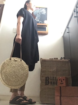 「ビリケンシュトック」｜イルカさん（レディース・165cm）の夏コーディネート