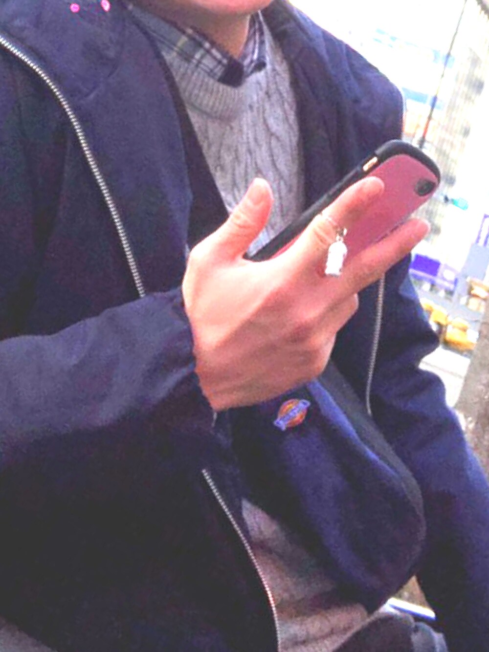 「おしゃれ初心者、高校生、春から大学生、おしゃれさんと繋がりたい、駆け出しWEAREST、福袋コーデ、アーバンリサーチ」｜「URBAN RESEARCHのアイテム（ジャケット/アウター、ブルー系）」を使った、たんたんれんさん（メンズ・175cm）の冬コーディネートの1枚目の写真