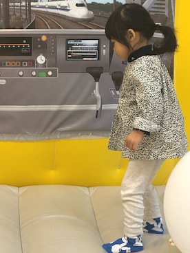 「Tartine et Chocolat（タルティーヌエショコラ）のアイテム」を使った、yさん（キッズ・90cm）の春コーディネート