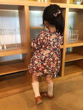 「BONTON（ボントン）のアイテム」を使った、yさん（キッズ・90cm）の秋コーディネート