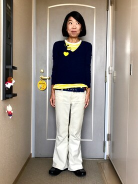 「SWIMMER（SWIMMER）のアイテム（アクセサリー）」を使った、Misono Moriyamaさん（レディース・161cm）の春コーディネート