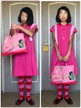 「アイテム（ワンピース/ドレス）」を使った、Misono Moriyamaさん（レディース・161cm・50代）の春コーディネート