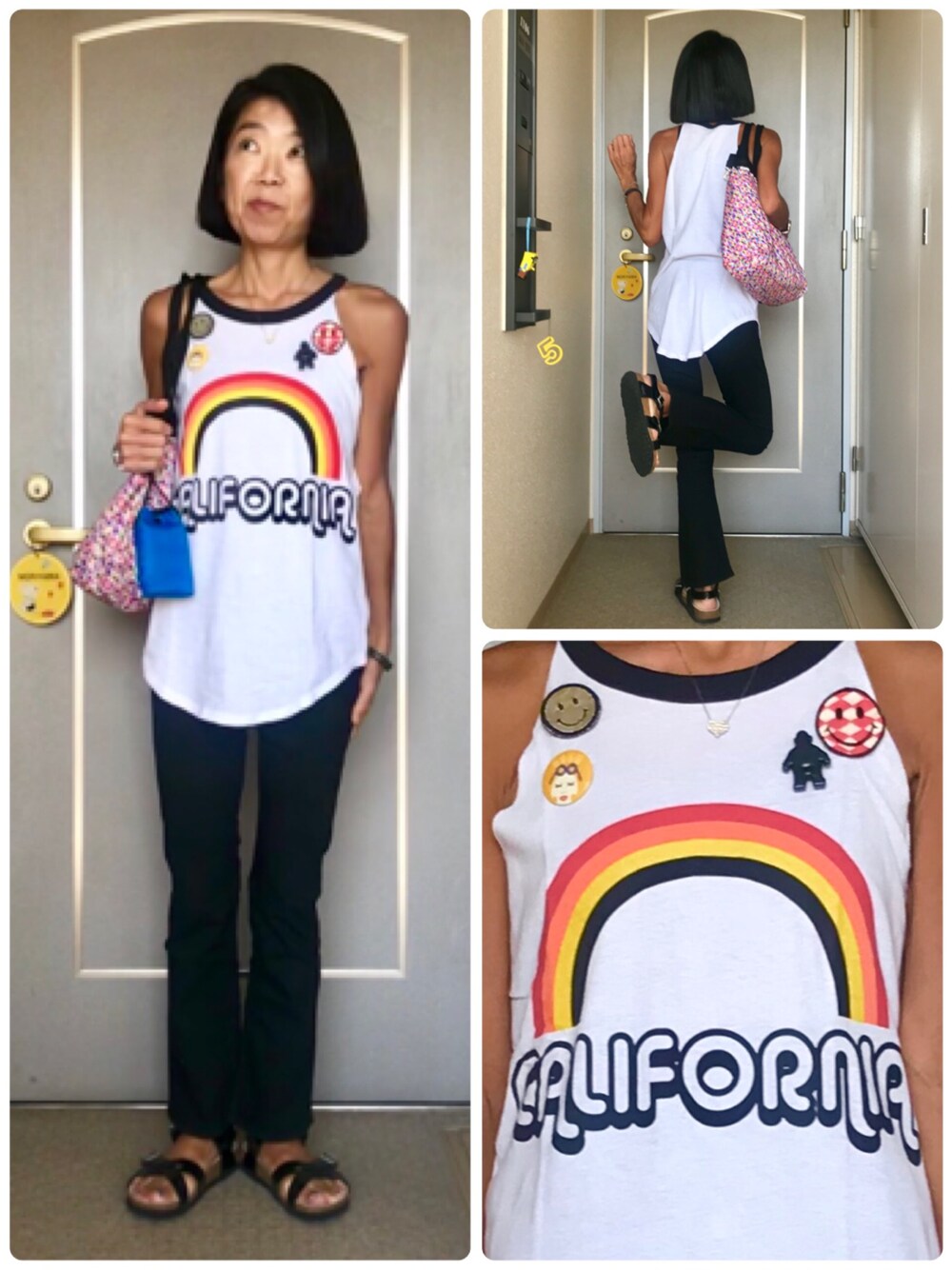 「LeSportsacのアイテム（バッグ、その他）」を使った、Misono Moriyamaさん（レディース・161cm）の夏コーディネートの1枚目の写真