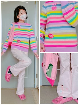 「GYMBOREE（ジンボリー）のアイテム」を使った、Misono Moriyamaさん（レディース・161cm）の冬コーディネート