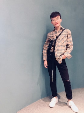 温さん（メンズ・173cm）の冬コーディネート