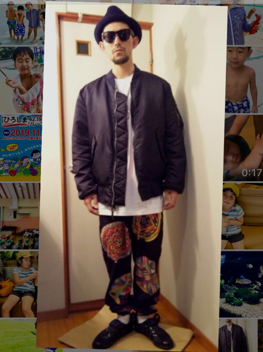 「PHENOMENONのアイテム（その他パンツ、ブラック系）」を使った、よしべぇさん（メンズ・167cm）の秋コーディネートの1枚目の写真