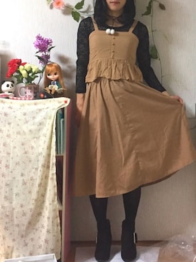 つうさん（レディース・159cm）の秋コーディネート