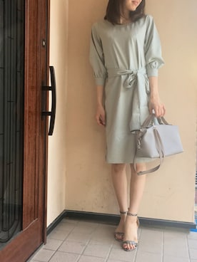 「ノスタルジア」｜「アイテム（ボストンバッグ）」を使った、fumikaさん（レディース・163cm）の春コーディネート