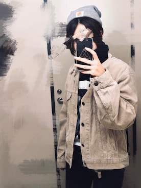 「Levi's（リーバイス）のアイテム（その他アウター）」を使った、❤️‍🔥さん（レディース・163cm）の春コーディネート