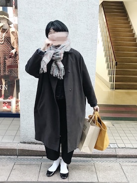 「ateliers PENELOPE（アトリエペネロープ）のアイテム」を使った、aki◎.＊さん（レディース・158cm）の冬コーディネート