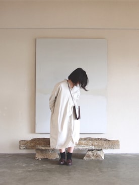 「prit（プリット）のアイテム（ワンピース/ドレス）」を使った、shkさん（レディース・147cm）の春コーディネート