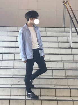「RAGEBLUE（レイジブルー）のアイテム（その他アウター）」を使った、じゅんぺいさん（メンズ・170cm）の春コーディネート