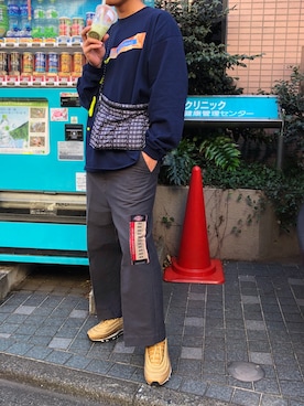 「ダブレット」｜さたけかいとさん（メンズ・174cm）の秋コーディネート