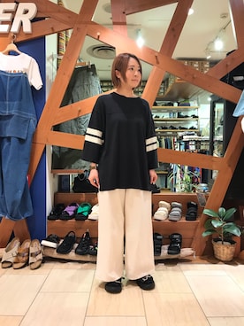 「SHAKA」｜Renさん（レディース・153cm）の春コーディネート