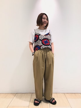「SHAKA」｜Renさん（レディース・153cm）の夏コーディネート