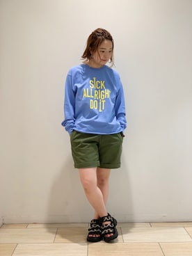 「SHAKA」｜Renさん（レディース・153cm）の夏コーディネート
