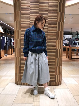 「rasox（ラソックス）のアイテム（ソックス/靴下）」を使った、Renさん（レディース・153cm）の夏コーディネート