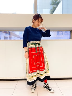 「BEAVER名古屋」｜Renさん（レディース・153cm）の冬コーディネート