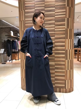 「MANASTASH（マナスタッシュ）のアイテム」を使った、Renさん（レディース・153cm）の冬コーディネート