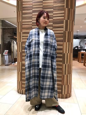 「MANASTASH（マナスタッシュ）のアイテム（ワンピース/ドレス）」を使った、Renさん（レディース・153cm）の春コーディネート