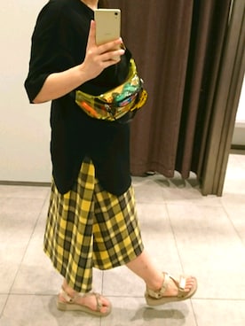 「Parfois（パルフォア）のアイテム」を使った、かなんさん（レディース・162cm）の夏コーディネート