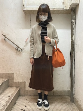 chuさん（レディース・163cm）の冬コーディネート