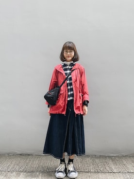 chuさん（レディース・163cm）の冬コーディネート