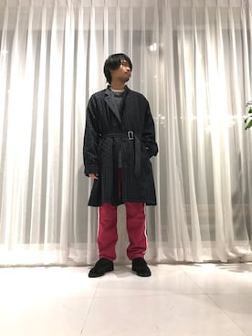 「ジャージーパンツ」｜Takahiroさん（メンズ・170cm）の秋コーディネート
