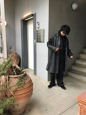 「アイテム（その他シューズ）」を使った、Takahiroさん（メンズ・170cm・20代）の秋コーディネート