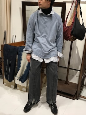 「SASQUATCHfabrix」｜Takahiroさん（メンズ・170cm）の冬コーディネート