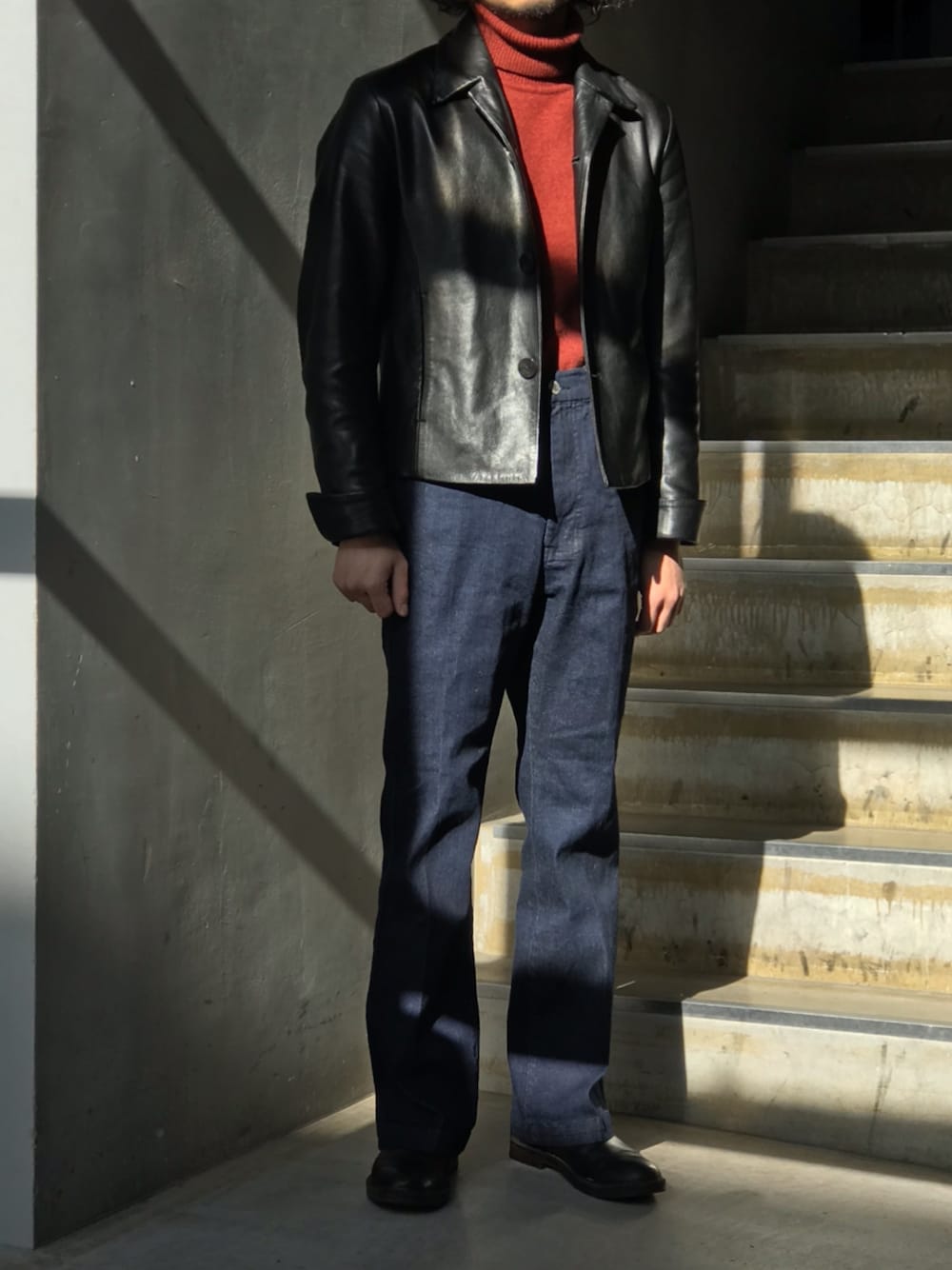 Nobuyuki matsui レザージャケット Takahiro｜Nobuyuki Matsuiのライダースジャケットを使った