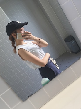 「シロティー」｜amさん（レディース・155cm）の夏コーディネート
