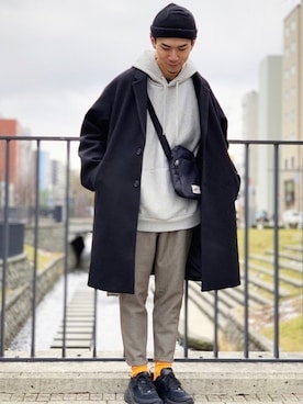 たてきさん（メンズ・174cm）の冬コーディネート