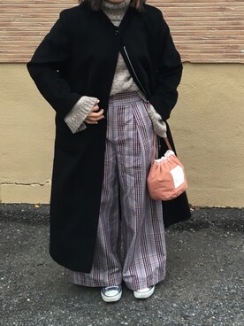 SHIーIさん（レディース・160cm）の冬コーディネート