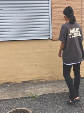 「Ungrid（アングリッド）のアイテム（レギンス/スパッツ）」を使った、SHIーIさん（レディース・160cm）の秋コーディネート