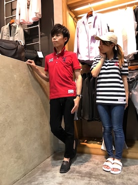 イオンモール大牟田 ハイダウェイさん（メンズ・170cm）の春コーディネート