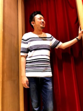 イオンモール大牟田 ハイダウェイさん（メンズ・175cm）の夏コーディネート