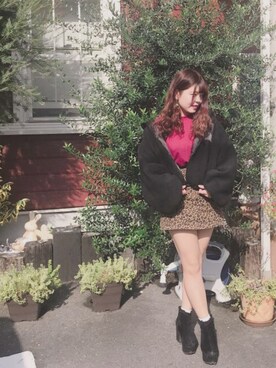 「アプレジュール」｜「アイテム（ブーツ）」を使った、rin.さん（レディース・156cm）の秋コーディネート