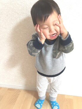 moe..eitaさん（キッズ・90cm）の冬コーディネート