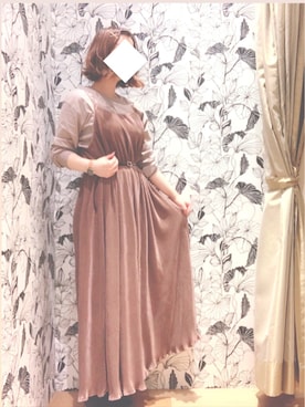 「Sugar spoon（シュガースプーン）の・【SUGAR SPOON】 USAコットンロンT＊★（Tシャツ/カットソー、ベージュ系）」を使った、lil☺︎☺︎     さん（レディース・154cm）の秋コーディネート