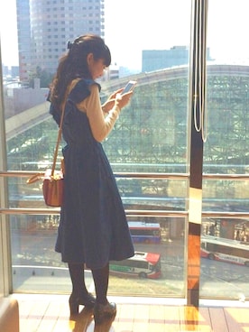 「MARC JACOBS（マークジェイコブス）のアイテム（ワンピース/ドレス）」を使った、Leinaさん（レディース・163cm）の夏コーディネート