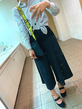 「FR2」｜「アイテム（その他シューズ）」を使った、Leinaさん（レディース・163cm）の冬コーディネート