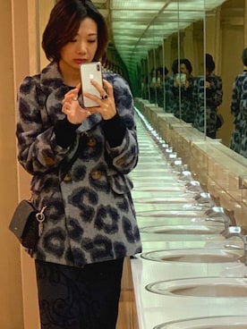 「Desigual（デシグアル）のアイテム（ショルダーバッグ）」を使った、Leinaさん（レディース・163cm）の春コーディネート